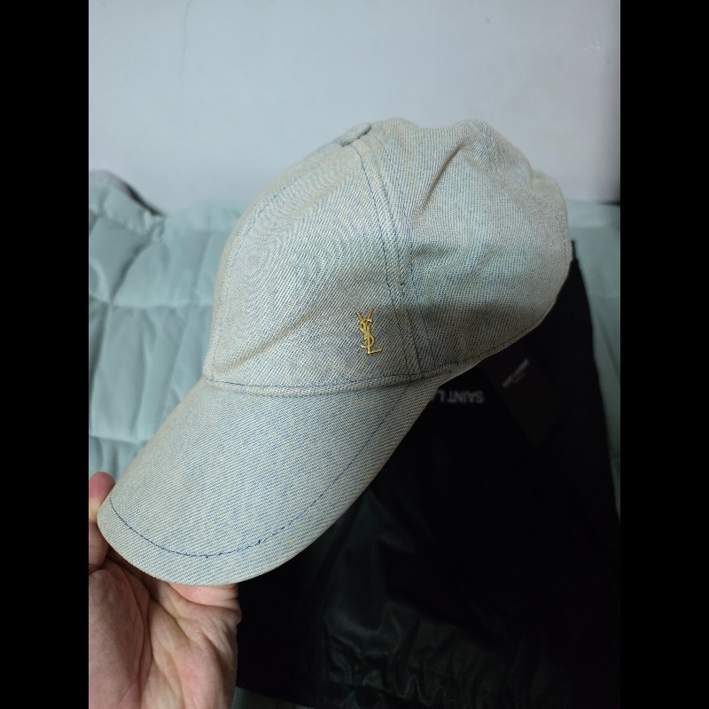 Saint Laurent YSL 牛仔棒球帽 59-0