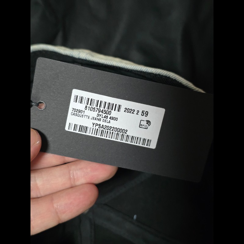 Saint Laurent YSL 牛仔棒球帽 59-4