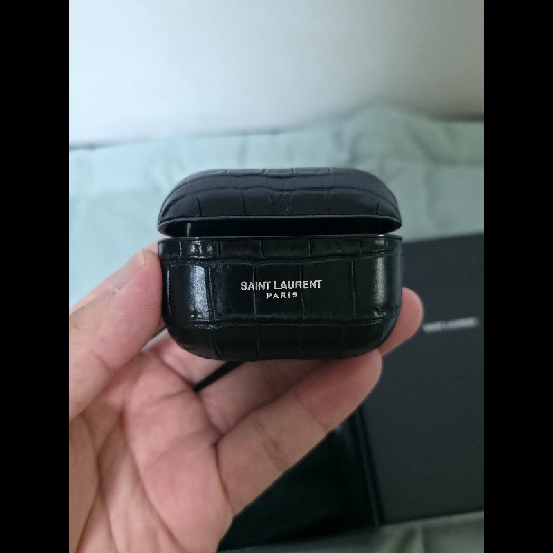 Saint Laurent YSL airpods pro 鱷魚壓紋耳機殼 保護殼-0