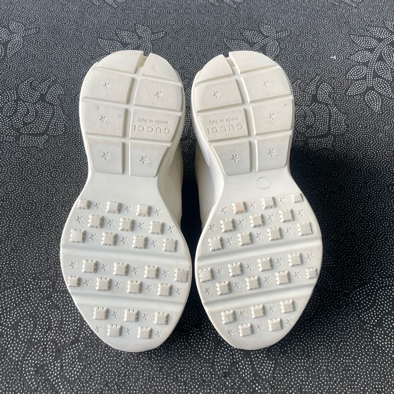 02056 gucci腰帶老爹鞋36.5碼無盒,成色新磨損小-2