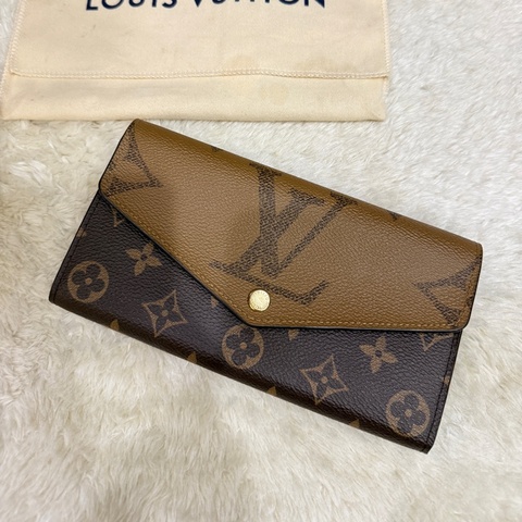 9新以上✨專櫃28900 LV晶片款 M80726長夾 皮夾 發財錢包