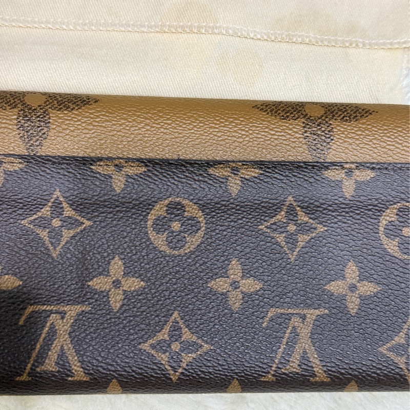 9新以上✨專櫃28900 LV晶片款 M80726長夾 皮夾 發財錢包-11