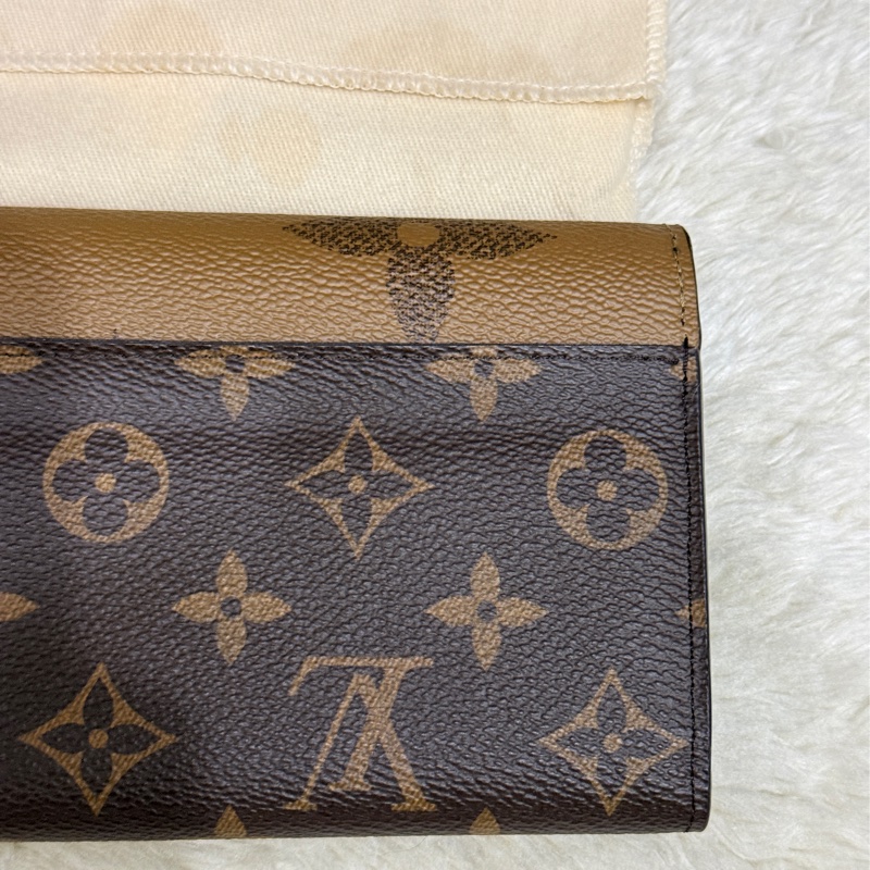 9新以上✨專櫃28900 LV晶片款 M80726長夾 皮夾 發財錢包-12