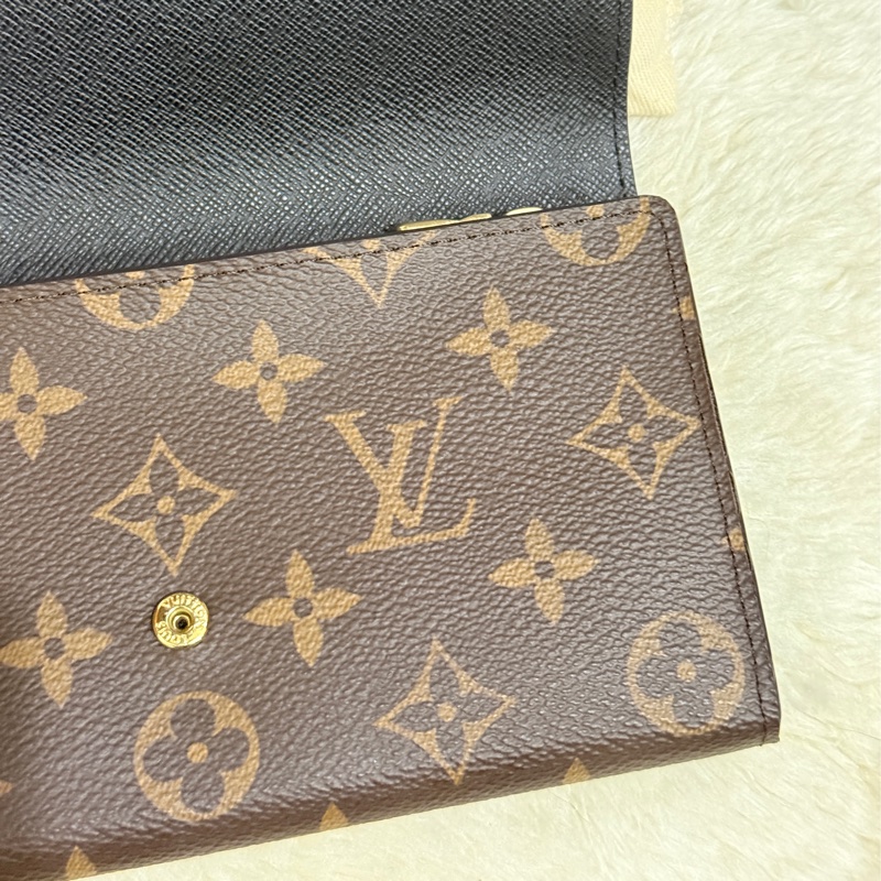 9新以上✨專櫃28900 LV晶片款 M80726長夾 皮夾 發財錢包-22