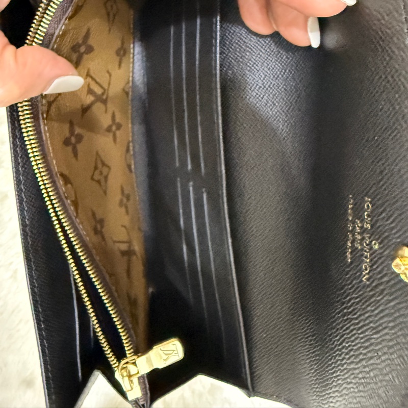 9新以上✨專櫃28900 LV晶片款 M80726長夾 皮夾 發財錢包-23