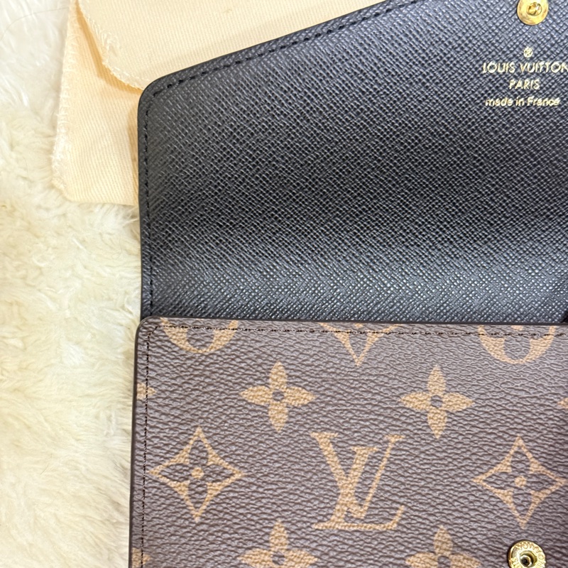 9新以上✨專櫃28900 LV晶片款 M80726長夾 皮夾 發財錢包-35