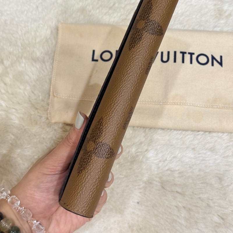 9新以上✨專櫃28900 LV晶片款 M80726長夾 皮夾 發財錢包-39