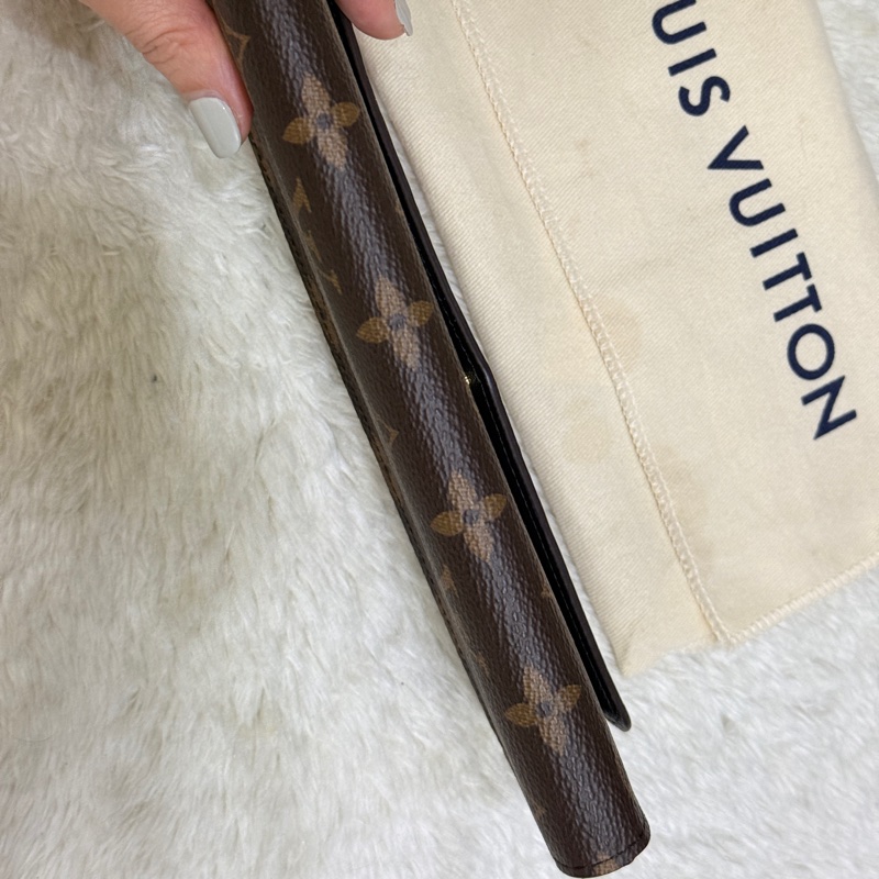 9新以上✨專櫃28900 LV晶片款 M80726長夾 皮夾 發財錢包-40