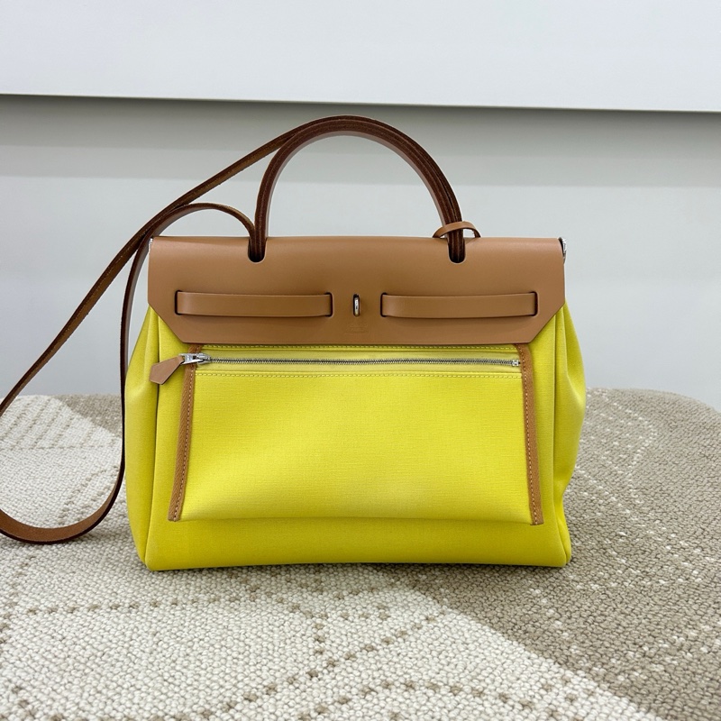 Hermes✨Herbag 31 檸檬黃 Y刻-1