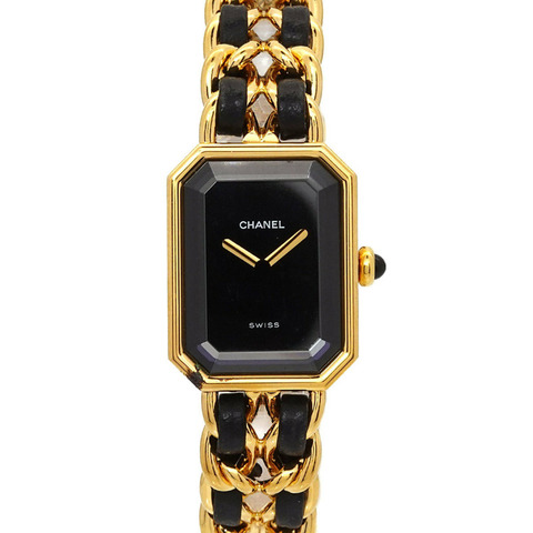 香奈兒 (CHANEL) Premiere 女士腕錶，S 碼，H0001，黑金配色，石英機芯