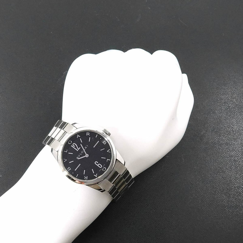 寶格麗 Solotempo ST37S 男士黑色石英腕錶-2