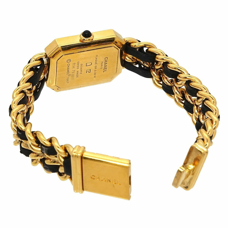 香奈兒 Premiere 女士腕錶,L 碼,H0001,黑金配色,石英機芯-3