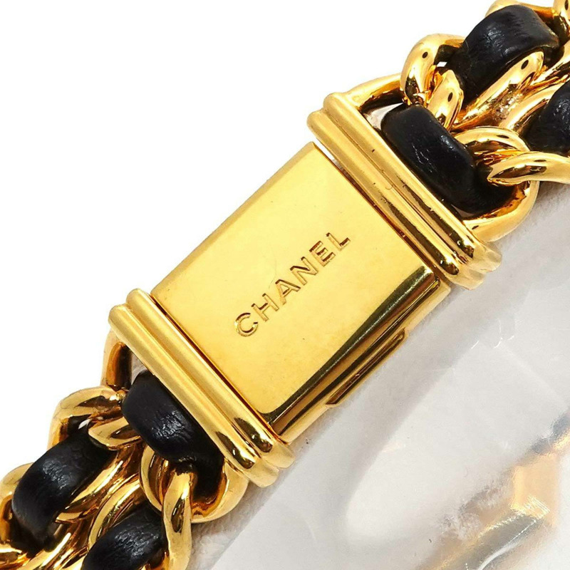 香奈兒 Premiere 女士腕錶,L 碼,H0001,黑金配色,石英機芯-5