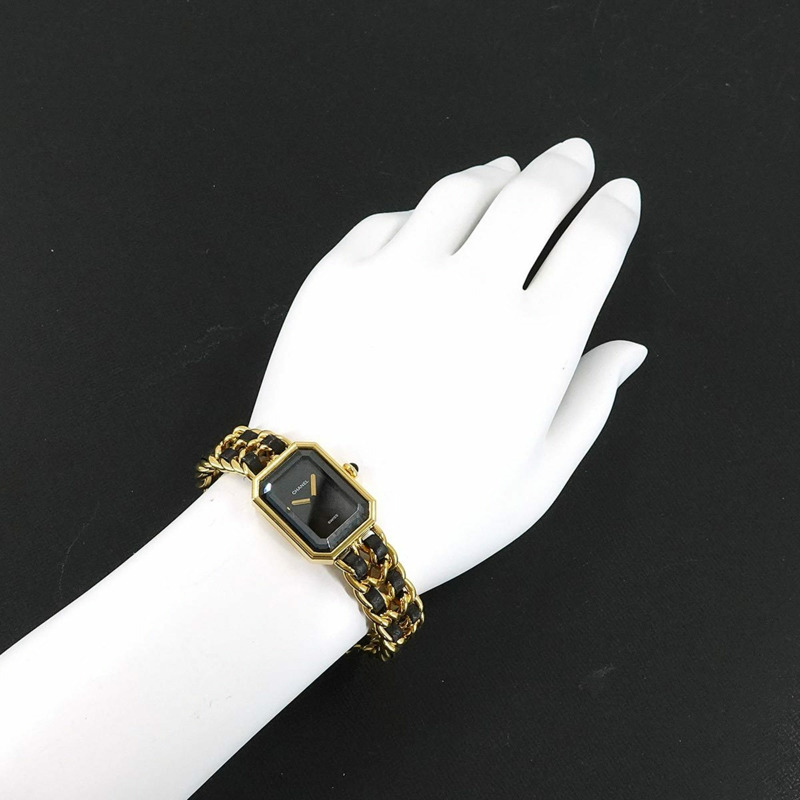 香奈兒 (CHANEL) Premiere 女士腕錶,M 碼,H0001,黑金配色,石英機芯-2