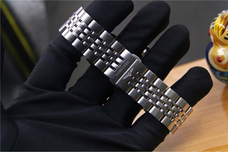 浪琴開創者系列男士機械腕表L2.820.4.11.6 38.5mm  98新 天文台機芯 性價比高-3