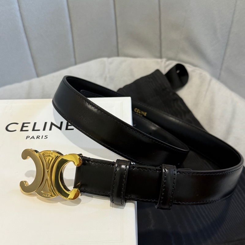 Celine凱旋門經典皮帶 70cm-1