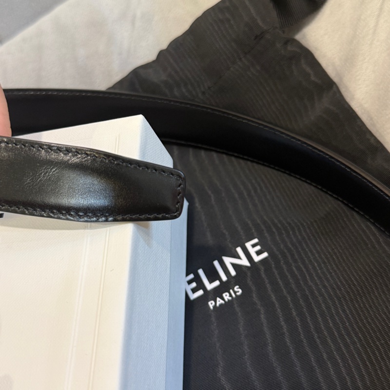 Celine凱旋門經典皮帶 70cm-7