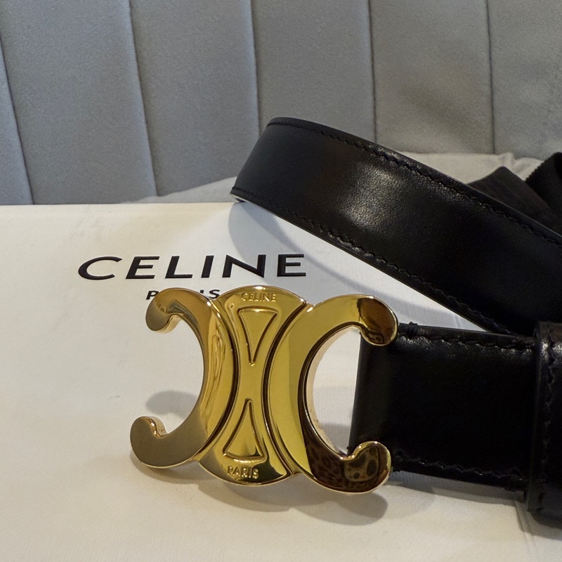 Celine凱旋門經典皮帶 70cm-13