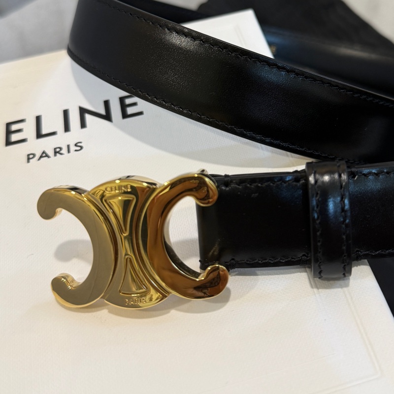 Celine凱旋門經典皮帶 70cm-14