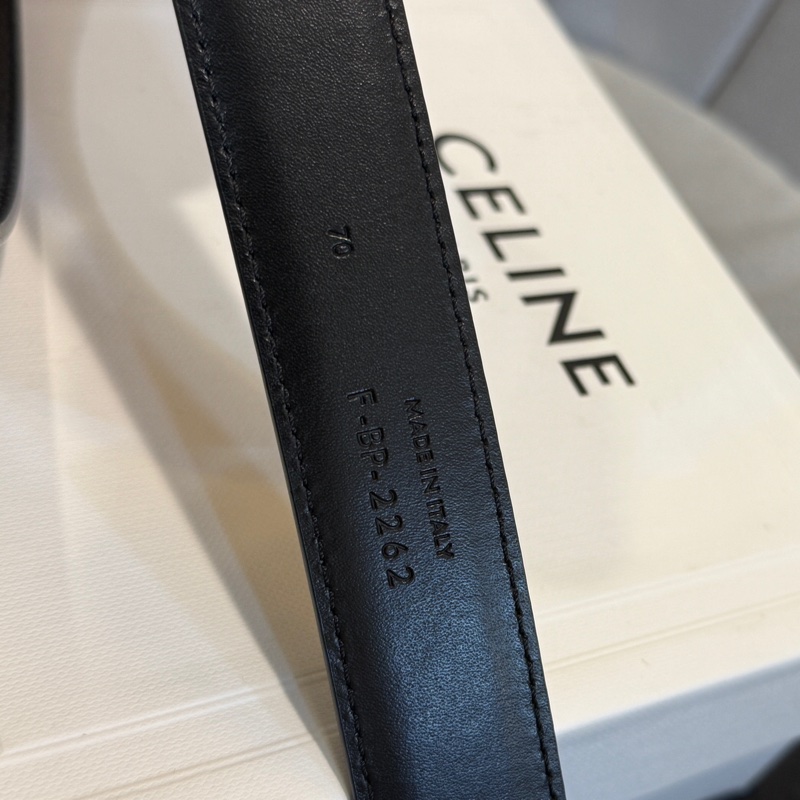 Celine凱旋門經典皮帶 70cm-15