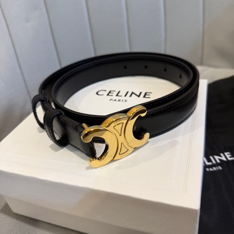 Celine凱旋門經典皮帶 70cm-18