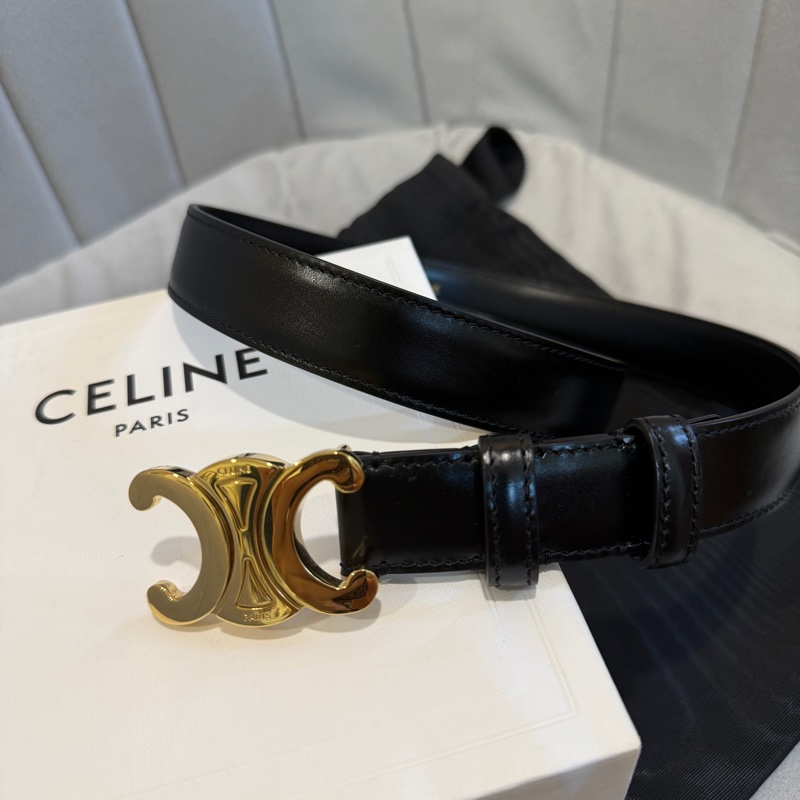 Celine凱旋門經典皮帶 70cm-19
