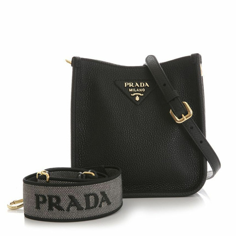 PRADA 玻璃皮革迷你肩背包