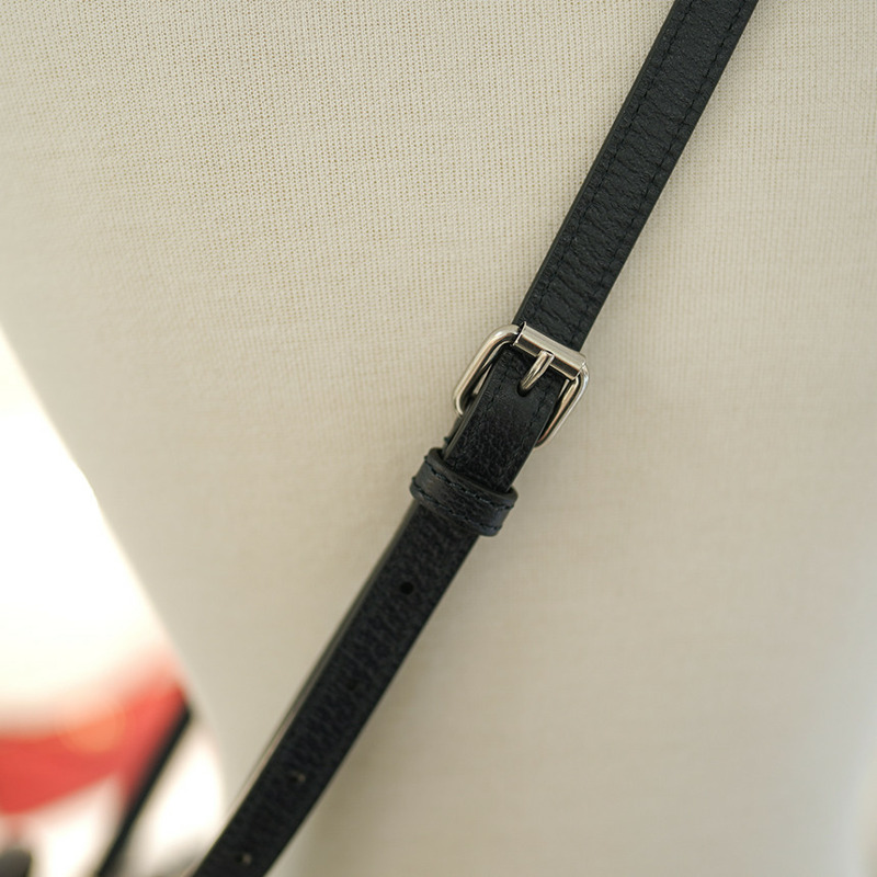 GUCCI 女士迷你托特包斜背包 671623 K9GSN 4075 塗層帆布 海軍藍-4