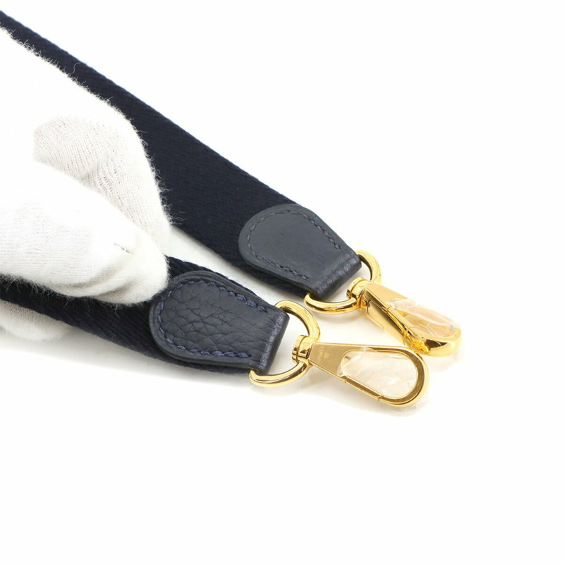 愛馬仕 Hermès Evelyne TPM 肩背包，Taurillon Clemence 藍色夜光款，搭配金色五金配件和 Y 字印記-7