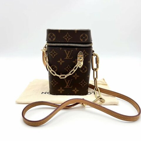 LV 經典老花手機盒子包11*18*6 98新配件塵袋