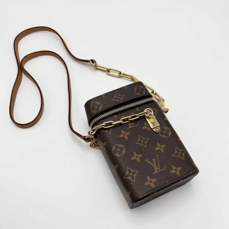 LV 經典老花手機盒子包11*18*6 98新配件塵袋-3