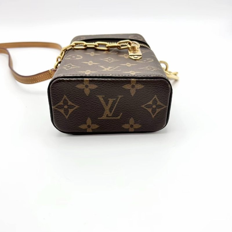 LV 經典老花手機盒子包11*18*6 98新配件塵袋-4