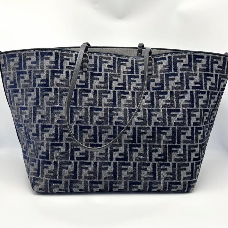FENDI 經典雙F老花手提托 特包32*26*23 98新配件塵袋-1