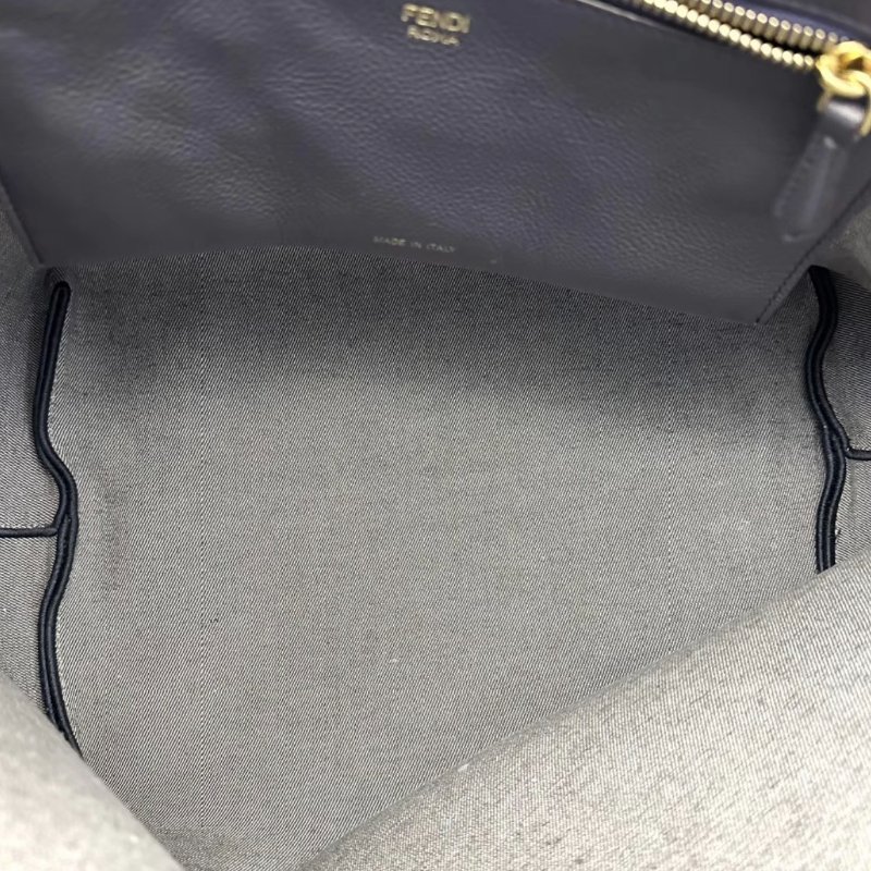 FENDI 經典雙F老花手提托 特包32*26*23 98新配件塵袋-5