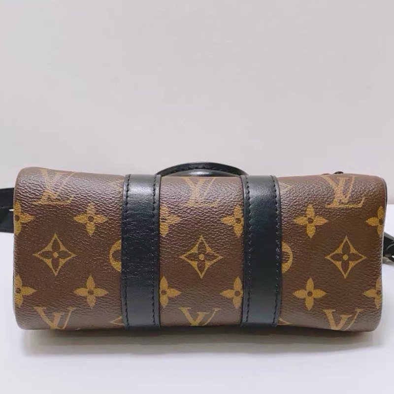 Lv秀款稻草人keepall xs 肩背斜背包20.5*9*12.5 98新配件塵袋-5