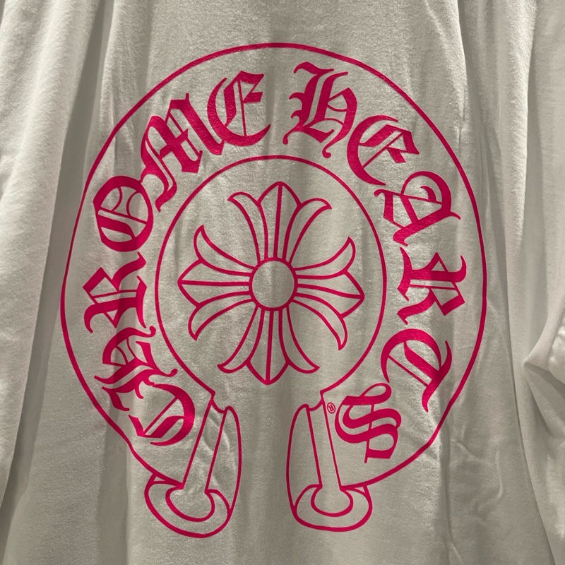 Chrome Hearts 白粉馬蹄 克羅心 短T XL-2