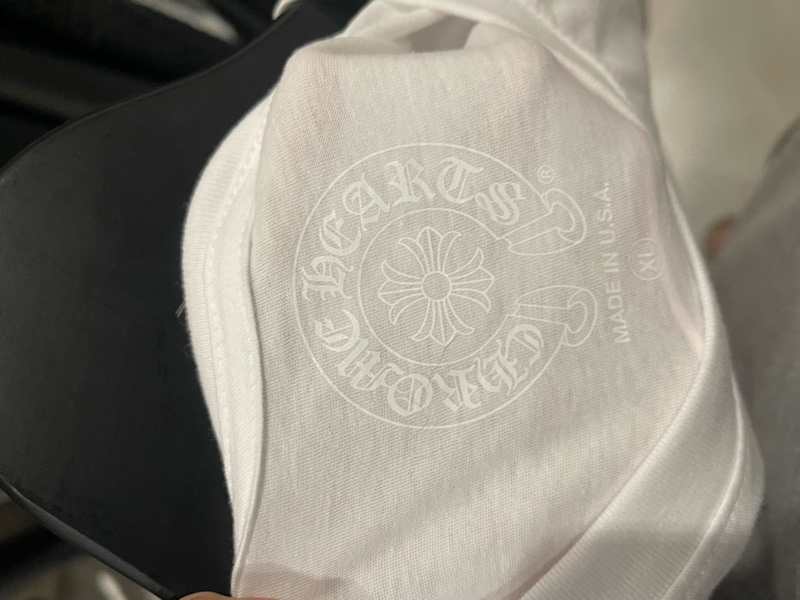 Chrome Hearts 白粉馬蹄 克羅心 短T XL-7
