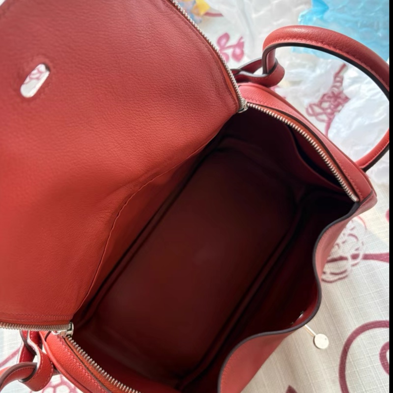 愛馬仕Hermes南瓜色lindy30 T刻 成色極品 99新evercolor皮 耐磨耐造 顏色高級-8