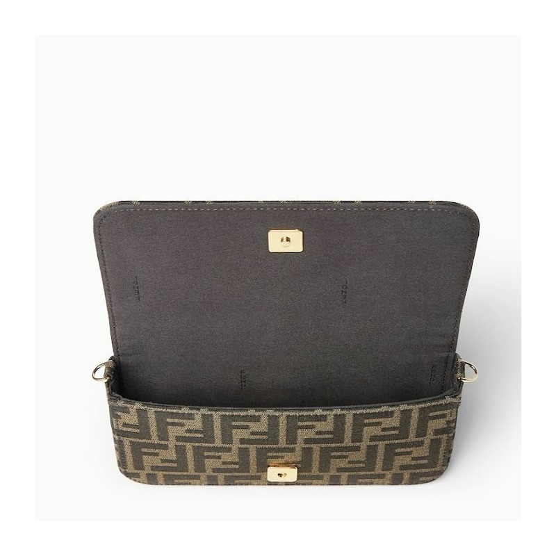 FENDI 石墨鏈錢包 8BS076AD23F1BA1_B-11