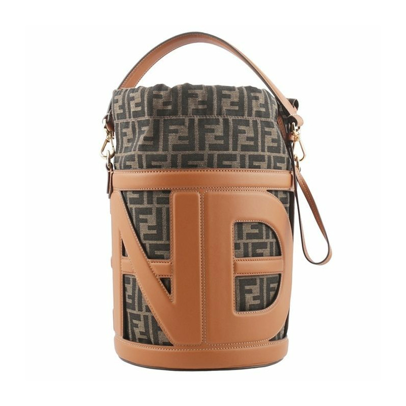 FENDI Step Out 中型水桶包 8BT364 APES F1LEN-1