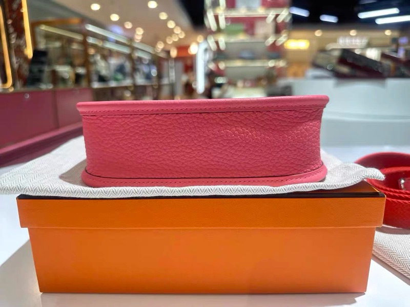 🌈Hermes💗Mini Evelyne💗唇膏粉銀扣🌟99.5新🌟全套有單🌟Stamp W🌟TC皮🌟-4