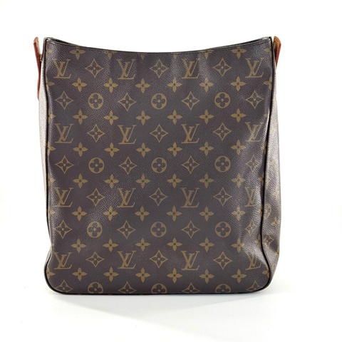 LV路易威登looping 老花中古手提单肩包 大号