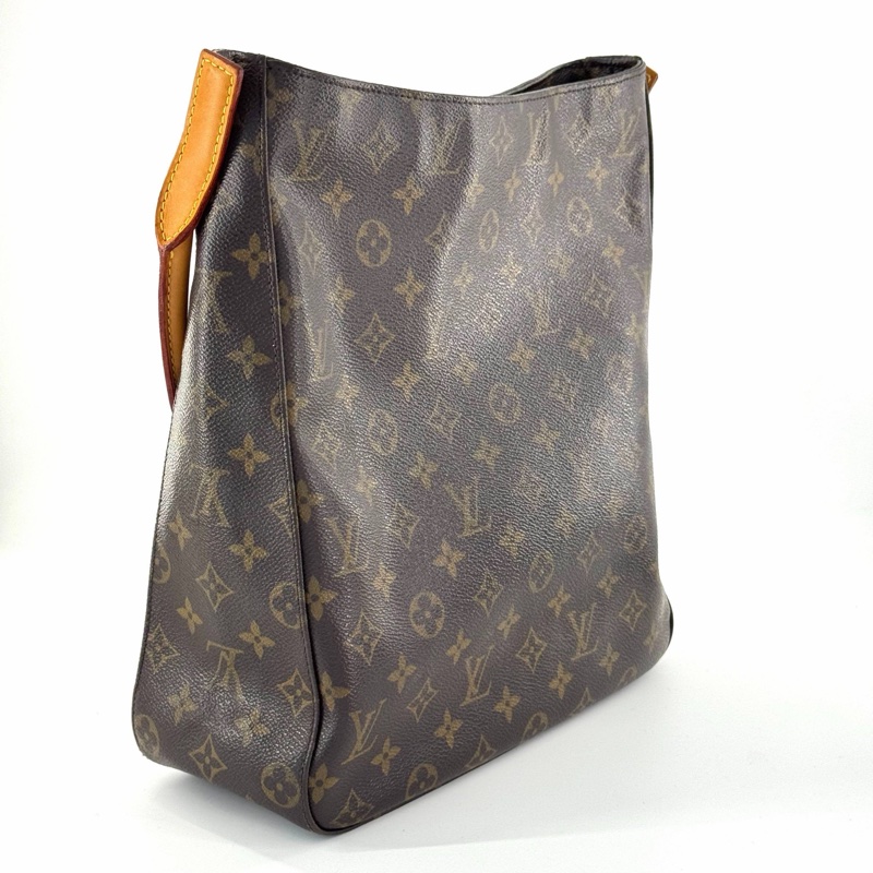 LV路易威登looping 老花中古手提单肩包 大号-1