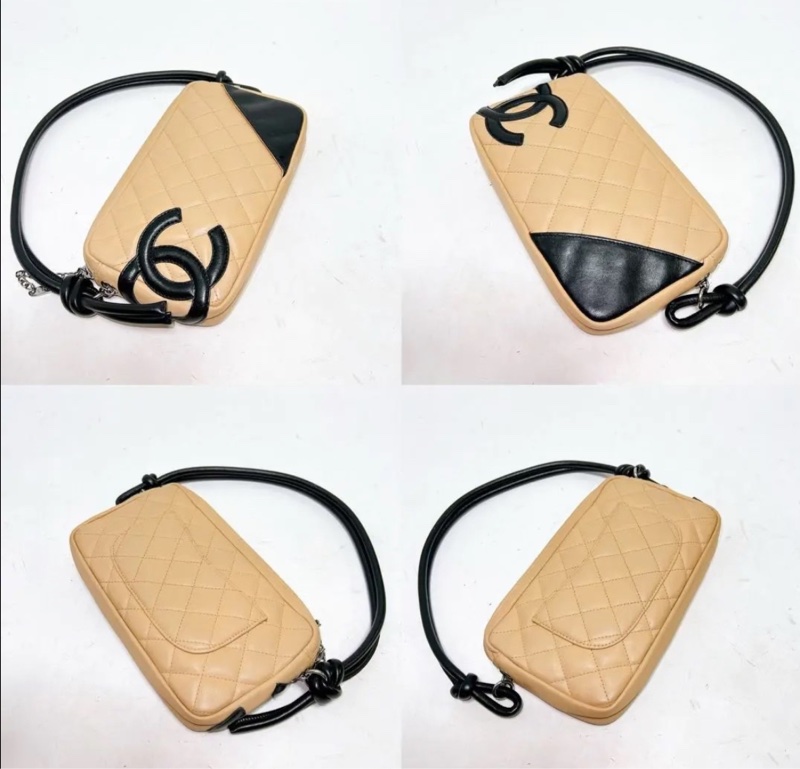 【96%新✨】Chanel香奈兒康鵬相機腋下包 Cambon Ligne Pochette Pouch-5
