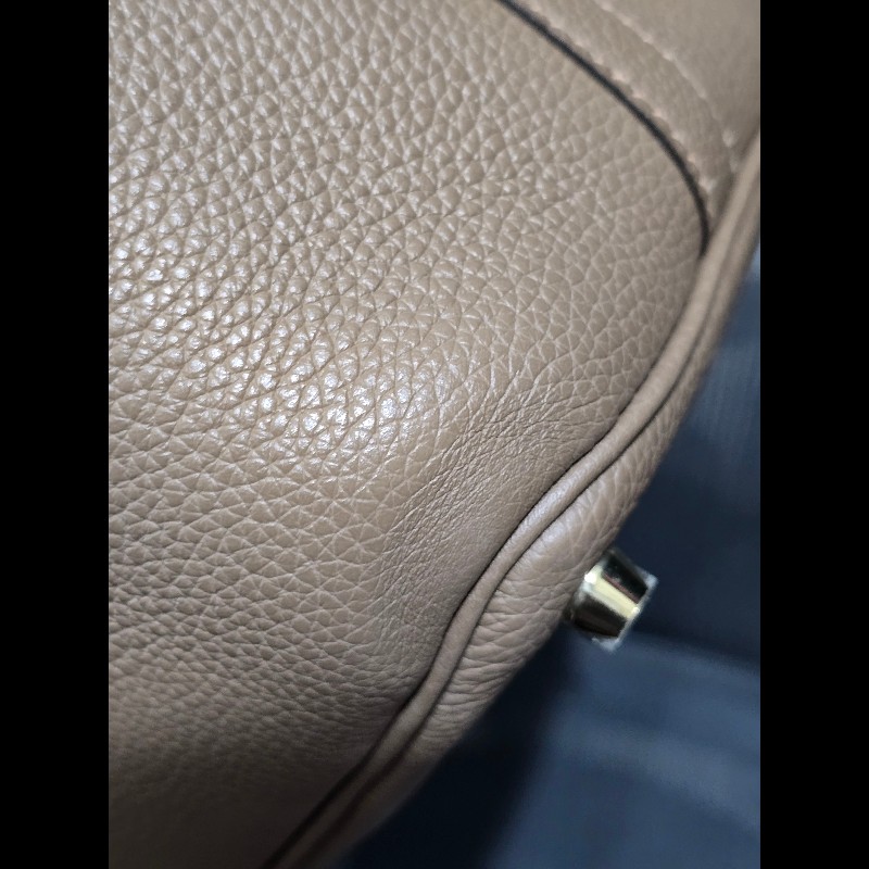 Hermes Picotin 18 菜籃子 威瑪犬米色 D0-9