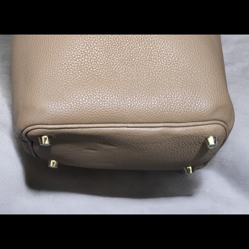 Hermes Picotin 18 菜籃子 威瑪犬米色 D0-14