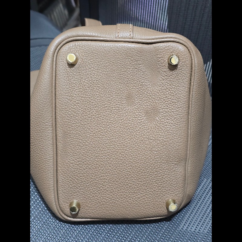 Hermes Picotin 18 菜籃子 威瑪犬米色 D0-15