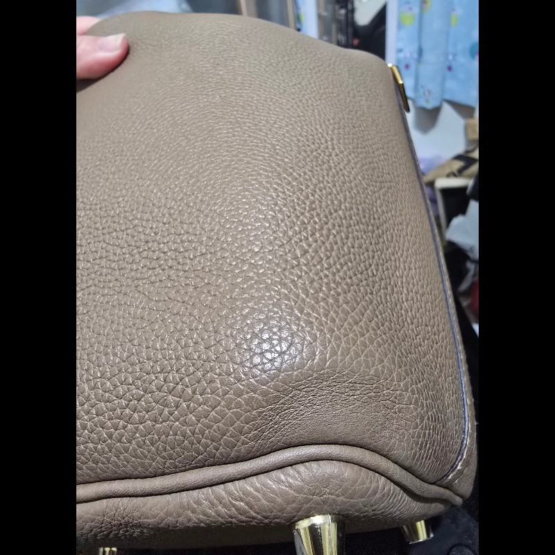 Hermes Picotin 18 菜籃子 威瑪犬米色 D0-14