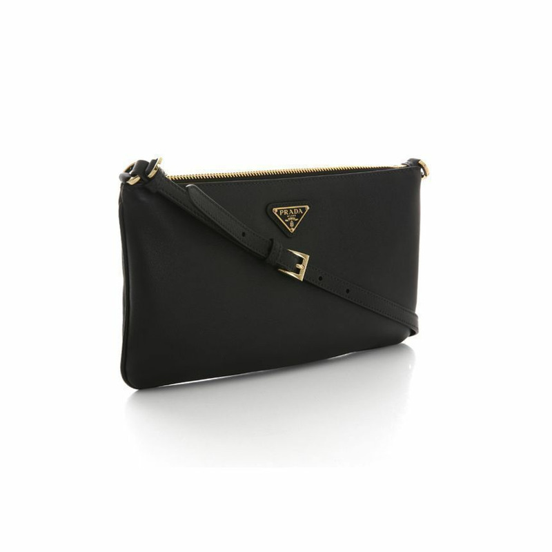 PRADA 黑色迷你皮革小包 25SS 1BC238 2CYS F0002-2