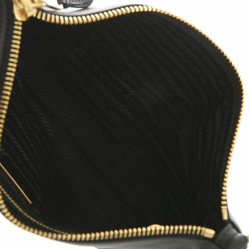PRADA 黑色迷你皮革小包 25SS 1BC238 2CYS F0002-7